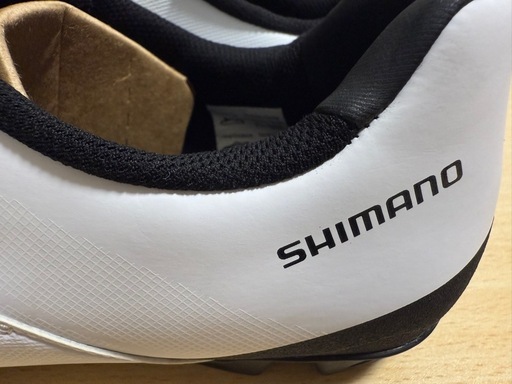 【未使用】SHIMANO ビンディングシューズ SH-XC300 ホワイト 44 Shimano SH-XC300 SPDシューズ ワイド44 / シマノ