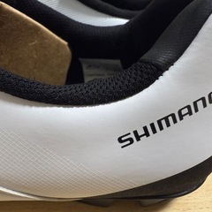 【未使用】SHIMANO ビンディングシューズ SH-XC300 ホワイト 44の画像