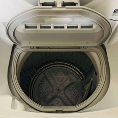 SHARP タテ型 洗濯乾燥機 自動槽洗い・乾燥機能つき ステンレス 穴なし槽 美品 カビ防止 一人暮らし 【9月末頃引き取り希望】の画像