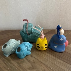 干支　置き物５個セットの画像