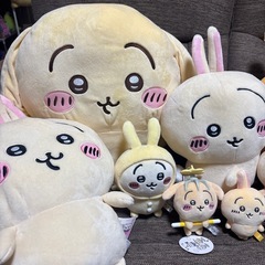 ちいかわうさぎぬいぐるみ15点の画像
