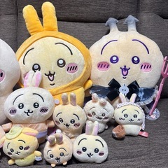 ちいかわうさぎぬいぐるみ15点の画像