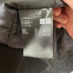 【美品】ユニクロ　MA-1 ブラック　XLサイズの画像
