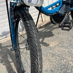 🉐409🉐バッテリー長持ち🉐🉐 ブリヂストン 前20後18インチ 電動自転車🈹現車確認🉑の画像