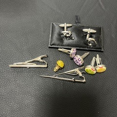 【美品・ネクタイピン・カフスset】の画像