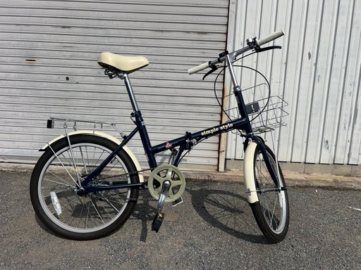 simple style 折りたたみ自転車 20インチ