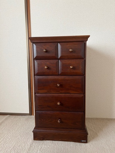 マルヨシ民芸家具 5段 7杯 チェスト 引き出し キャビネット 収納 マルヨシ民芸家具 5段 7杯 チェスト 引き出し 台 キャビネット 収納