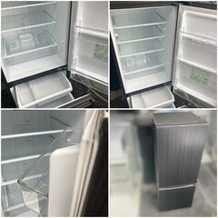 2023年製 容量大きめの冷蔵庫 201㍑ 配送設置無料♬日時指定可能 AQUA AQR-20E2（K）高級感のあるブラウンの冷蔵庫♬の画像