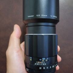 良品　PENTAX Super-Multi-Coated TAKUMAR 135mm F2.5 分解清掃済の画像
