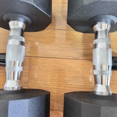 【美品・早い者勝ち】PROIRON 14kgダンベル×2本＋プッシュアップバー セットの画像