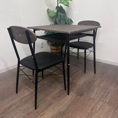 【新品・未使用】 ダイニング３点セット 完成品の画像
