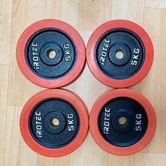 🏋️‍♂️【中古販売】IROTEC プレートセット + ダンベルシャフト 🏋️‍♀️130kgの画像