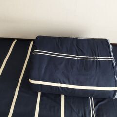 布団6点セット（敷布団＋カバー、掛け布団＋カバー、枕＋カバー）の画像