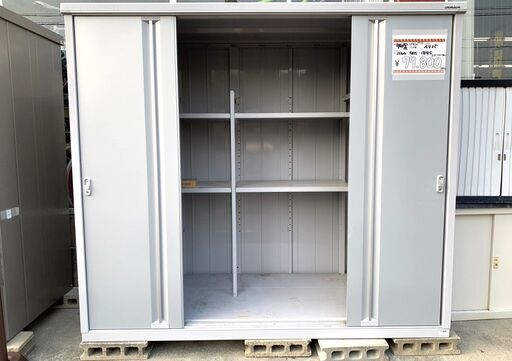 INABA イナバ 物置 倉庫 シンプリー 収納庫 鍵付き 【ユーズドユーズ名古屋天白店】 JM-003