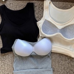 タンクトップ インナー   白のみの画像