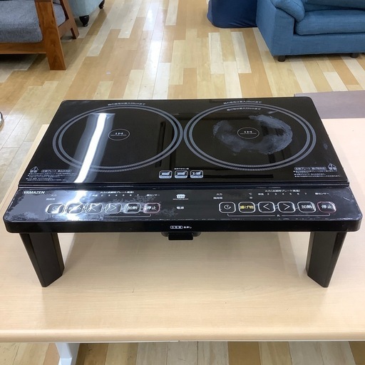 【トレファク ラパーク岸和田店】2023年製 YAMAZEN  2口IHクッキングヒーター　入荷しました【6ヶ月保証】