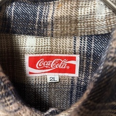 Coca-Cola オンブレチェックシャツ　の画像