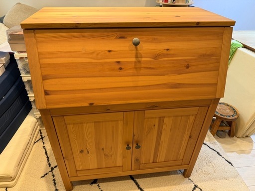 【商談中】IKEA ヘムネス　HEMNES    ライティングビューロー　収納　デスク