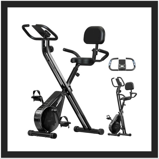 【新品】フィットネスバイク　エアロ　トレーニング　折りたたみ　コンパクト