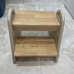キッズ用踏み台 ステップ 木製の画像