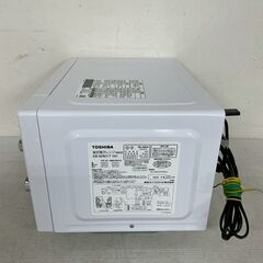 【TOSHIBA】 東芝 電子レンジ ER-WM17 ホワイト 2022年製 動作確認済み ダイヤル式 家電 電化製品 フラット庫内 A0434の画像