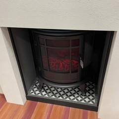 9月末〆切　暖炉風電気ヒーター日本製の画像