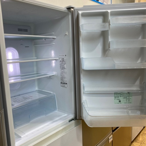 9/28値下げしました！?スリム?Panasonic 365L冷蔵庫 2021年製 NR-C372GN ３ドア 右開き GNタイプ ガ