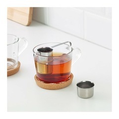 IKEAイケア　ステンレス製茶こし　秋は紅茶が美味しいですねの画像