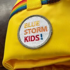 ★美品! 桜マーク入り! BLUE STORM KIDS ブルーストーム TK-55B型 小児用-M 小型船舶用 救命胴衣 ライフジャケット 体重範囲/15kg～40kg　リサイクルショップ札幌　買取本舗　西野店の画像