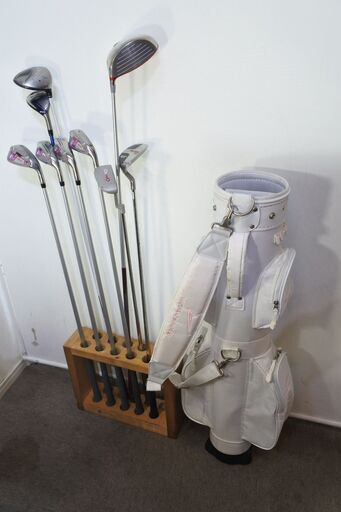 【最終大幅値下げ！！KSD/Door/60】レディース用ビギナーゴルフセット　ユーズド格安出品　Flex L　８本＋おまけユーティリティ