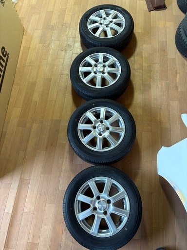 早い者勝ち！！　（値下げ）155/65r13 タイヤ　ホイール　4本セット