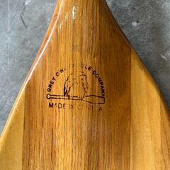 ★GREY OWL PADDLE COMPANY グレイオールパドルカンパニー 木製パドル ウッドパドル 約226.5㎝ 2ピース ダブルブレードパドル カヌー 　リサイクルショップ札幌　買取本舗　西野店の画像