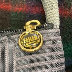 FEILER/フェイラー バッグ シースルー グレー シェニール 花柄 ハンドバッグ FEILER グレー フェイラー ショルダーの画像