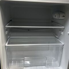 ⑳【税込み】2024年製 ヤマダオリジナル 87L 2ドア 冷蔵庫 REFAGE YRZ-C09LK ブラック 小型 コンパクト【PayPay使えます】の画像