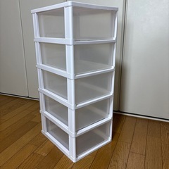 5段収納ケースの画像