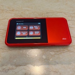  au WiMAX 2+ Speed Wi-Fi NEXT W03 オレンジ（赤系）ポケットWi-Fi 本体のみの画像