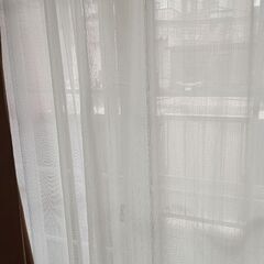 100×200一級遮光カーテン（ブラウン）＆レースカーテンのセットの画像