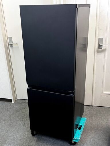 ⑫【税込み】2024年製 パナソニック 180L 2ドア 冷蔵庫 NR-B18C1 ブラック 静音＆省エネ設計【PayPay使えます】