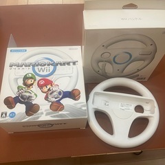 Wiiハンドル・マリカー・スマブラ・桃鉄ほかソフト一式の画像