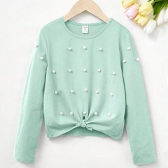 子供服　ミントグリーン カットソー 130サイズの画像