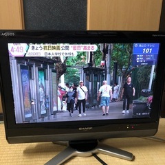 SHARP シャープ 液晶テレビ 20型 LC-20D50 2009年製 の画像