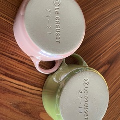 ル・クルーゼ Le Creuset 10cm メタリック ミニ・ココット ロンド 0.25L 250mL Mini Cocotte rotonda  2個セットの画像