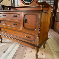 111m 昭和レトロ家具ドレッサーの画像