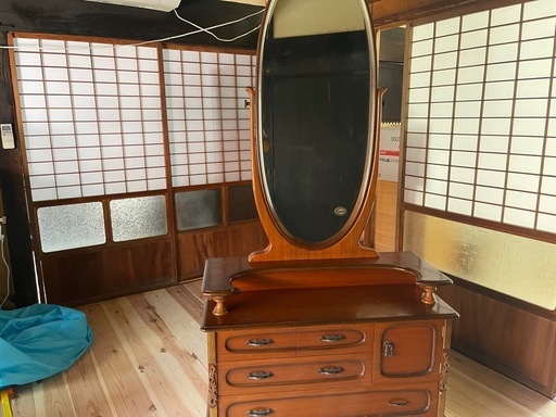 111m 昭和レトロ家具ドレッサー