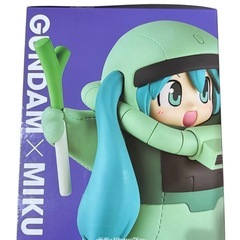 新品未開封 初音ミクガンダム45周年×初音ミク フィギュア　　の画像
