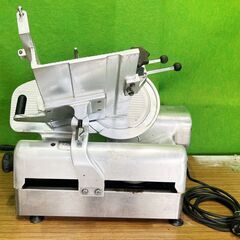 動作良好です　南常　なんつね ミートスライサー HB-2 三相200v 丸刃径：φ290　スライス厚み：0〜14mm　■C-1528の画像