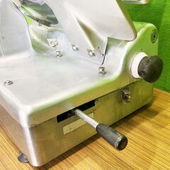 動作良好です　南常　なんつね ミートスライサー HB-2 三相200v 丸刃径：φ290　スライス厚み：0〜14mm　■C-1528の画像