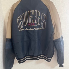 guess90sレザースタジャンの画像