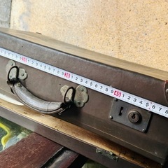 古い革バッグの画像