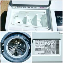 【❗️✨大容量ドラム式✨❗️】HITACHI 日立 BD-SG100BL 洗濯10kg 乾燥6kg 2018年製✨清掃・動作確認済❗️の画像